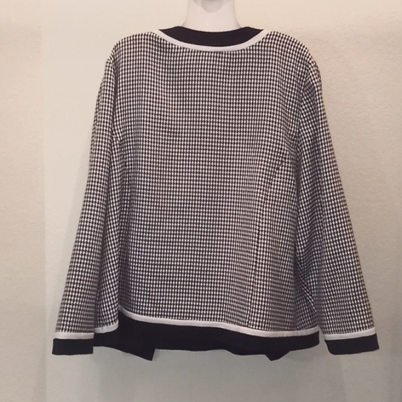 R & K Originals Blue Houndstooth Jacket - Picture 7 of 11